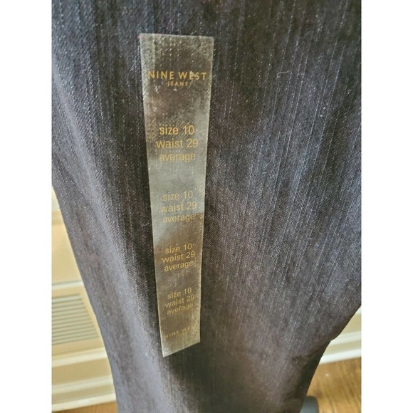NWT NEW NINE WEST BOOTCUT DARK JEANS SZ 10/29 - Picture 8 of 11